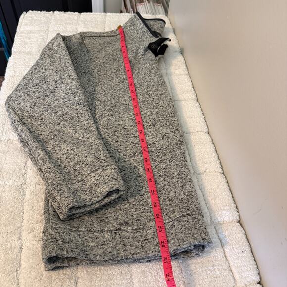 Eddie Bauer Mens Gray Fleece Mock Pullover Henley Sweater Sweatshirt Size XL - Picture 8 of 12